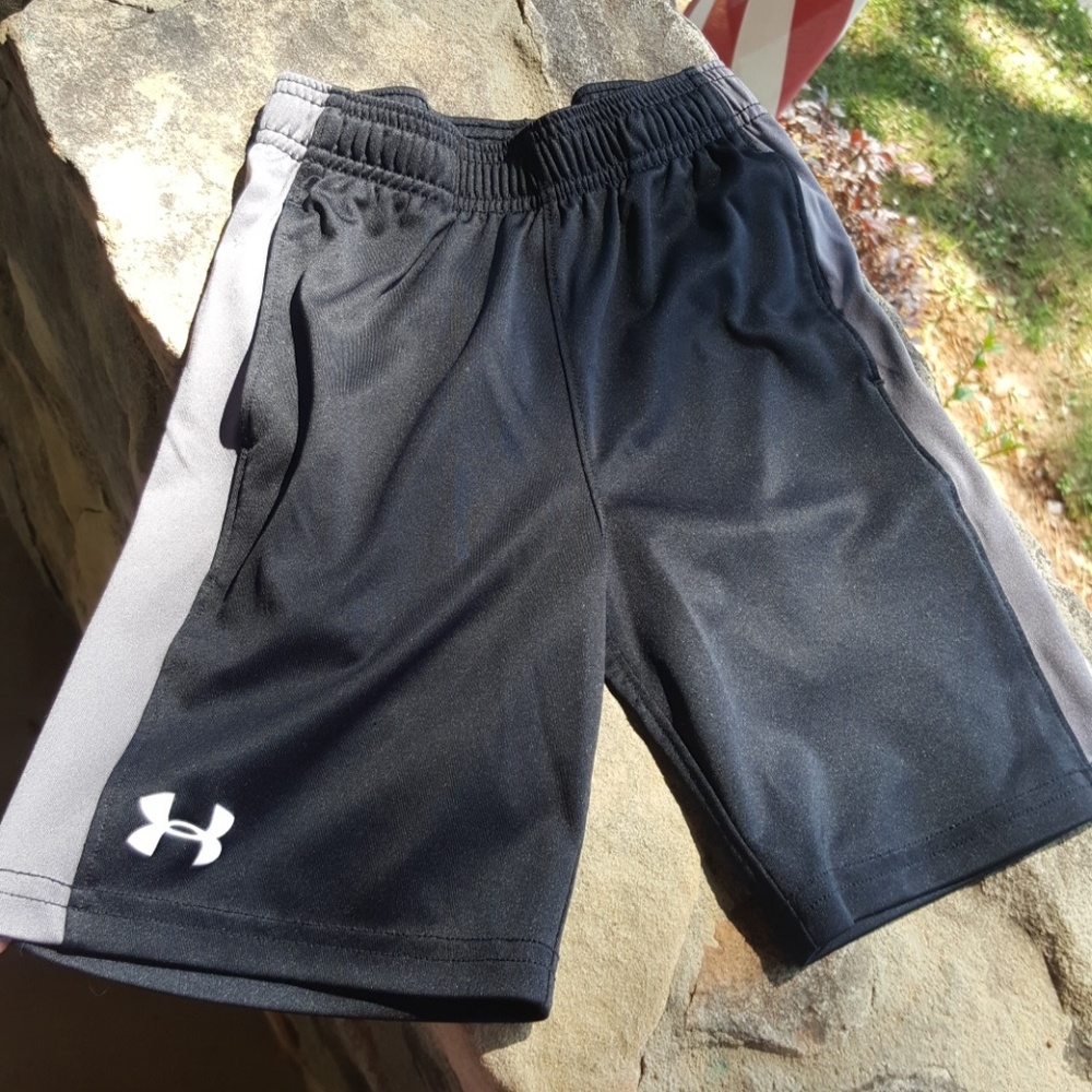 Black and Grey Under Armour Shorts